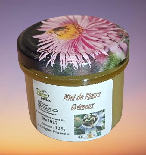 Miel de fleurs crémeux 125grs. Partenaire Local